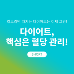 다이어트, 핵심은 혈당 관리!